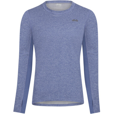 DHB AERON THERMAL CREW NECK Long-Sleeved T-Shirt Blue 0